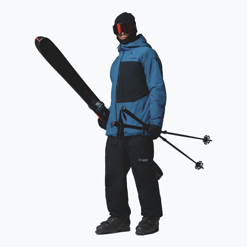 Pánská lyžařská bunda Columbia Winter District III phoenix blue/black 2