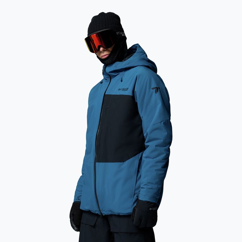 Pánská lyžařská bunda Columbia Winter District III phoenix blue/black 4
