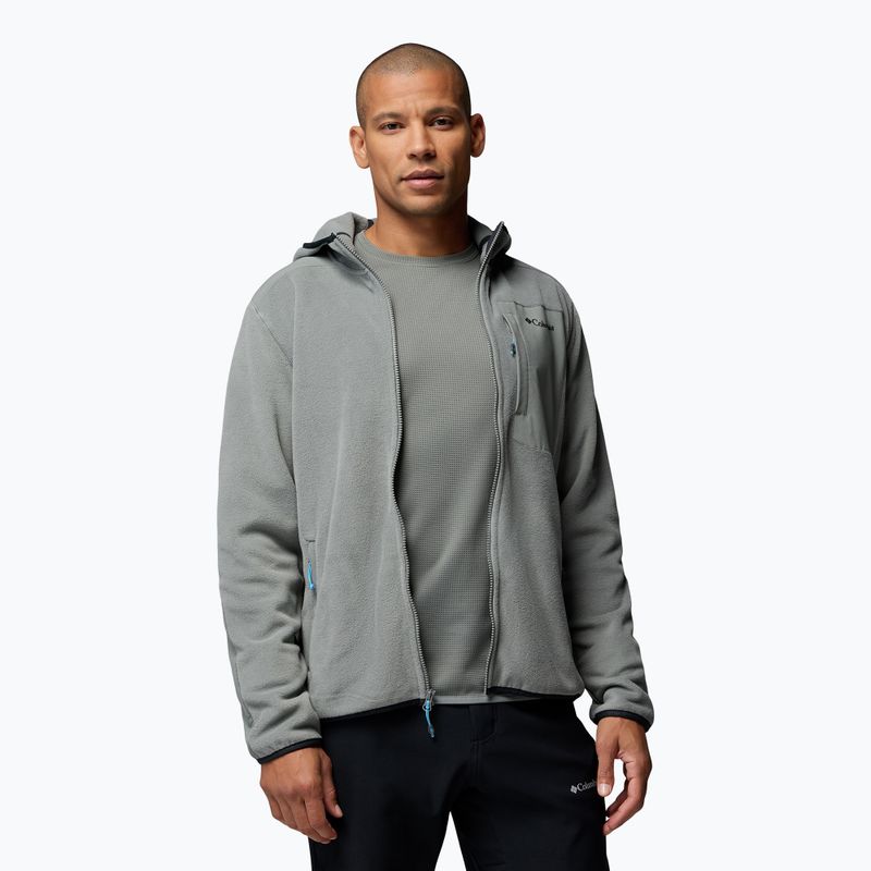 Pánská fleecová mikina Columbia Pacific Arch 200 Hooded FZ Fleece Sedona Sage 5