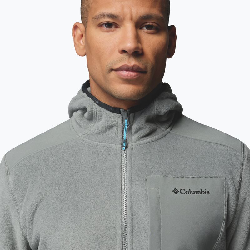 Pánská fleecová mikina Columbia Pacific Arch 200 Hooded FZ Fleece Sedona Sage 6