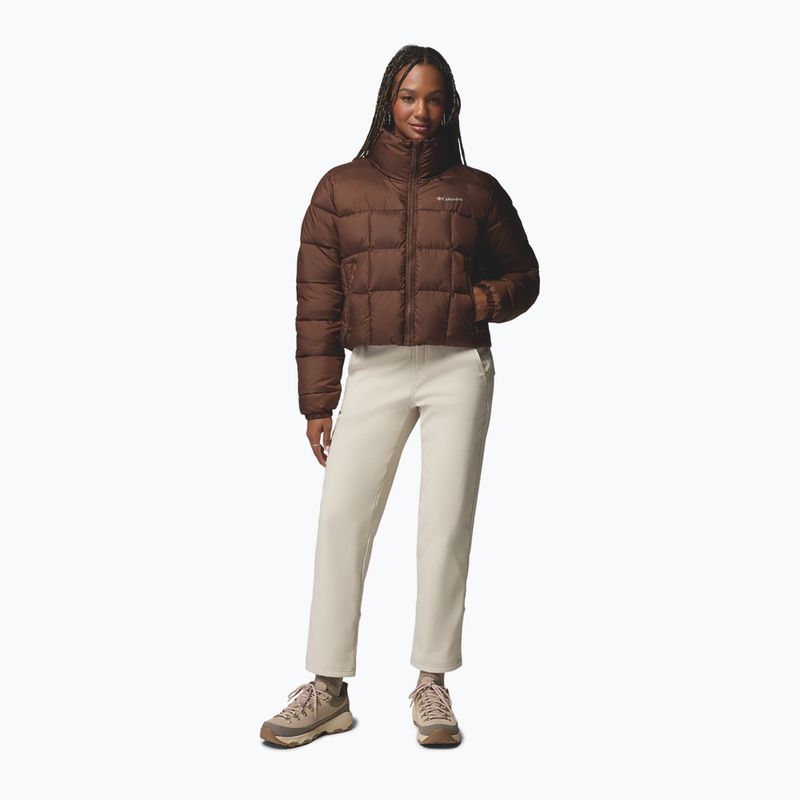 Dámská zateplená bunda Columbia Puffect III Cropped tobacco 2