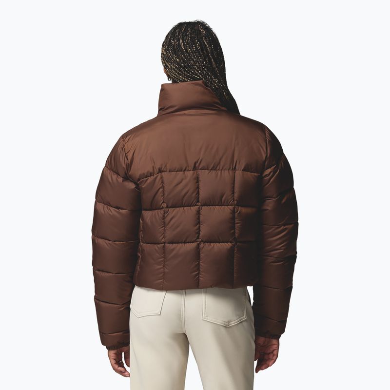 Dámská zateplená bunda Columbia Puffect III Cropped tobacco 3