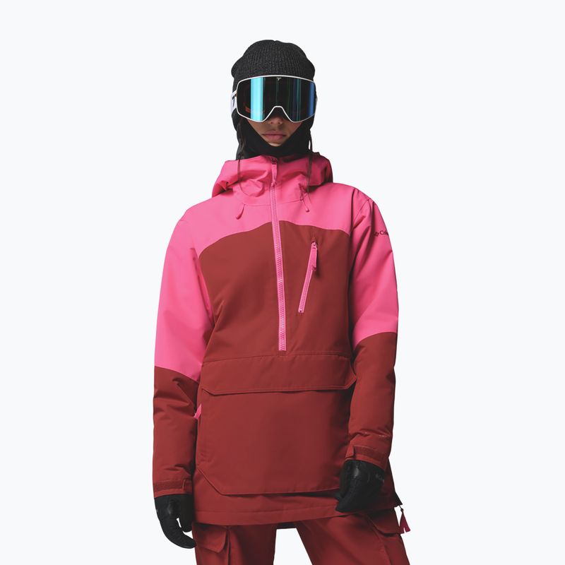 Dámská snowboardová bunda Columbia Coreshot Anorak red oxide/nico