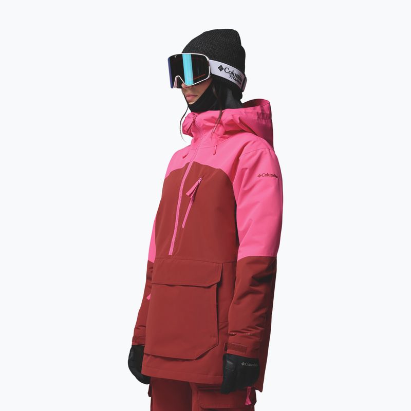 Dámská snowboardová bunda Columbia Coreshot Anorak red oxide/nico 4