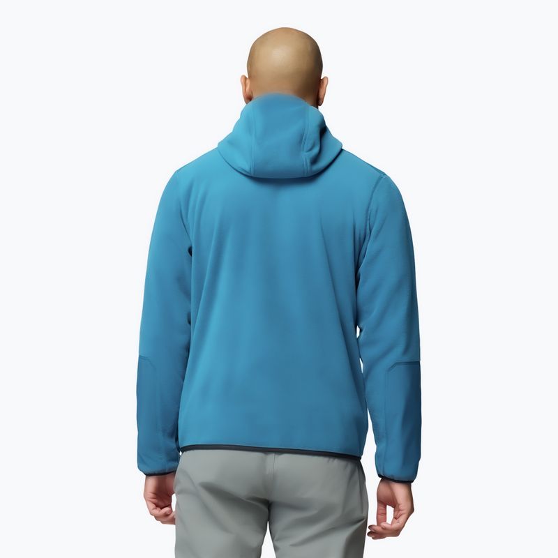 Pánská fleecová mikina Columbia Pacific Arch 200 Hooded FZ Fleece Phoenix Blue 3
