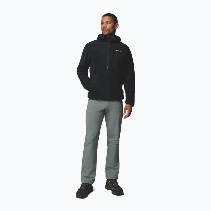 Pánská fleecová mikina Columbia Pacific Arch 200 Hooded FZ Fleece Black 2