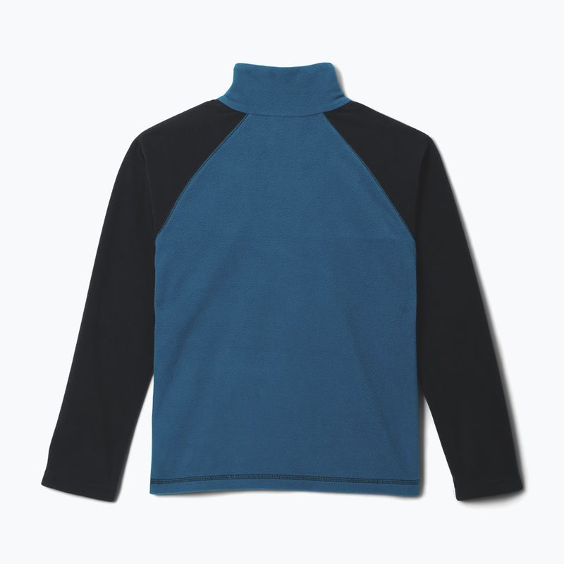 Dětská fleecová mikina Columbia Glacial Half Zip phoenix blue/black 2