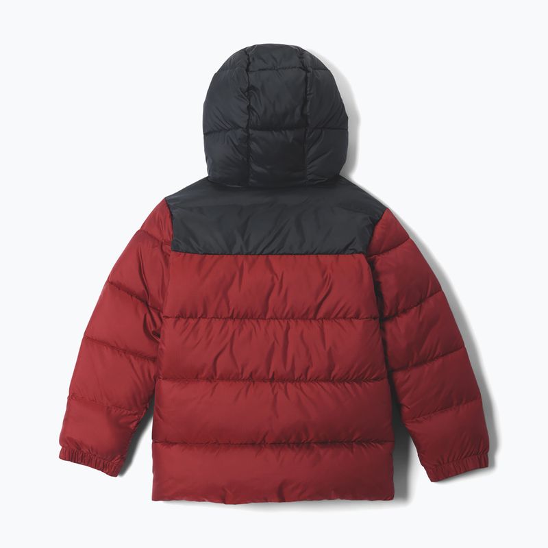 Dětská zateplená bunda  Columbia Puffect Hooded Red Oxide/Black 2