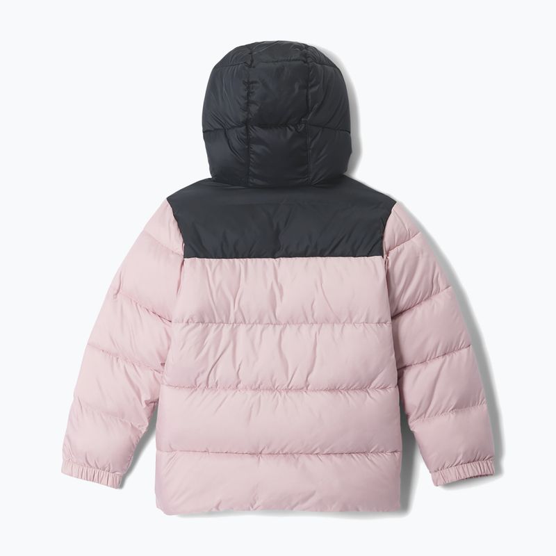 Dětská zateplená bunda  Columbia Puffect Hooded Mineral Pink/Black 2