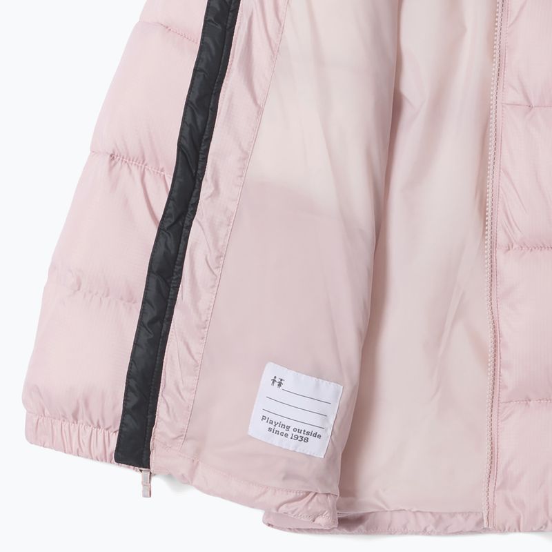 Dětská zateplená bunda  Columbia Puffect Hooded Mineral Pink/Black 3