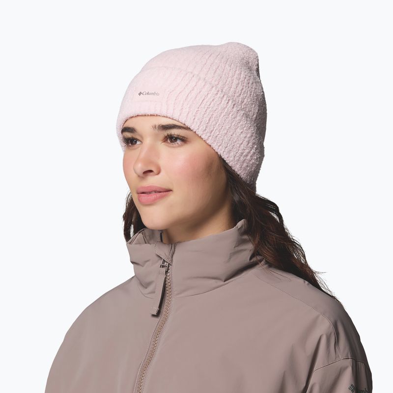 Dámská zimní čepice Columbia CSC Luxe Cuffed Beanie mineral pink 2