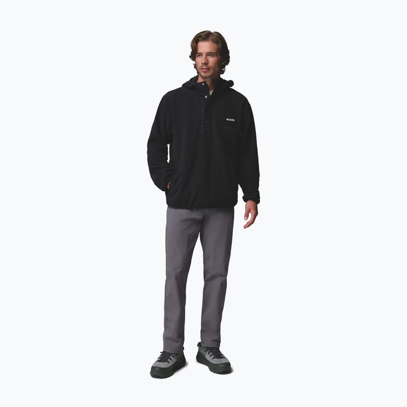 Pánská fleecová mikina Columbia Helvetia II Hoodie Black 2