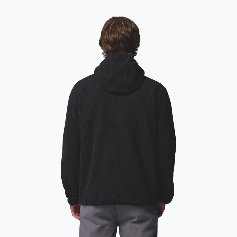 Pánská fleecová mikina Columbia Helvetia II Hoodie Black 3