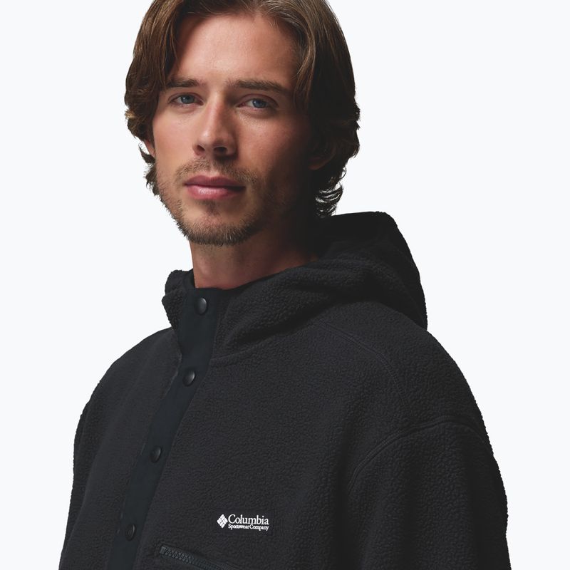 Pánská fleecová mikina Columbia Helvetia II Hoodie Black 5