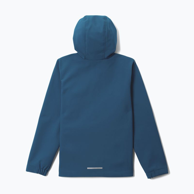 Dětská softshellová bunda Columbia Ascender Hooded Softshell phoenix blue 2