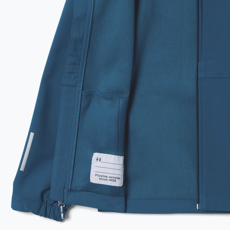 Dětská softshellová bunda Columbia Ascender Hooded Softshell phoenix blue 3