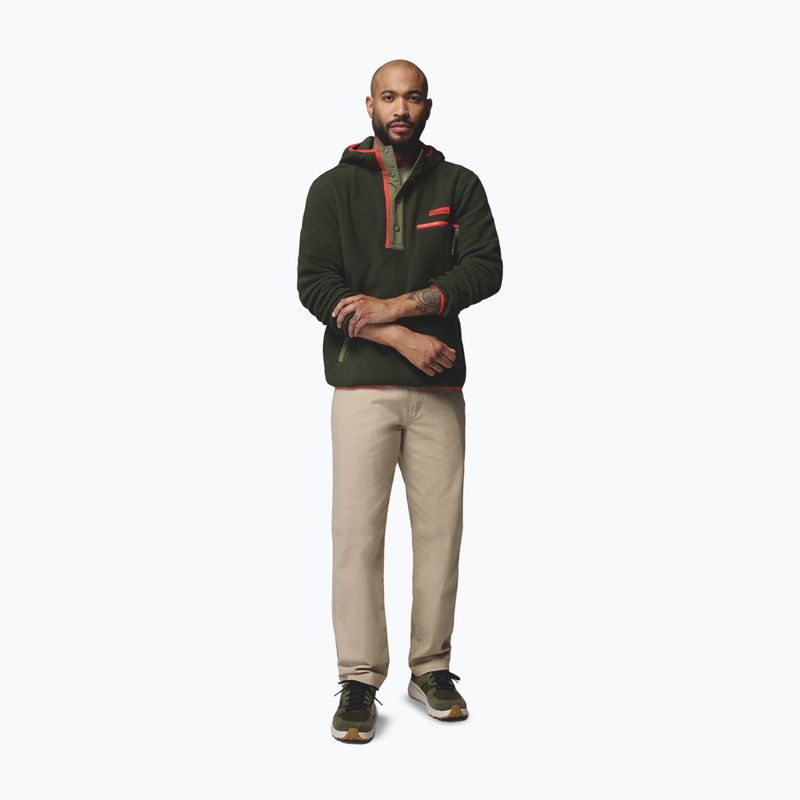 Pánská fleecová mikina Columbia Helvetia II Hoodie Greenscape 2