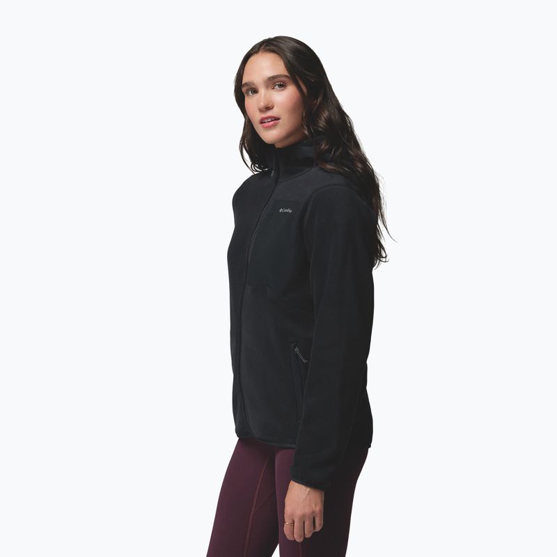 Dámská fleecová mikina Columbia Pacific Arch 200 Hooded Full Zip Fleece Black 5
