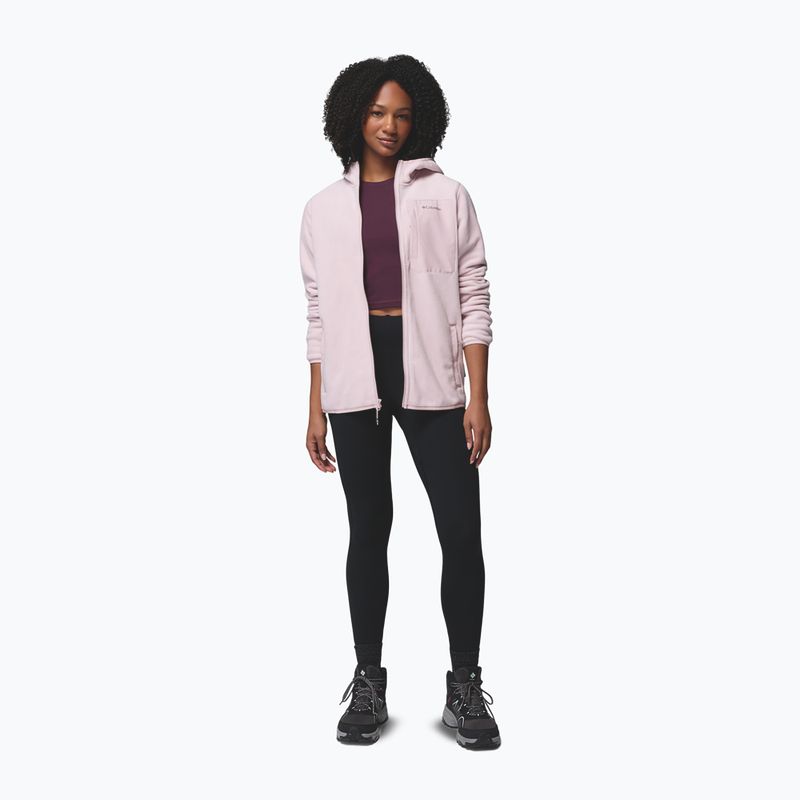 Dámská fleecová mikina Columbia Pacific Arch 200 Hooded Full Zip Fleece mineral pink 2