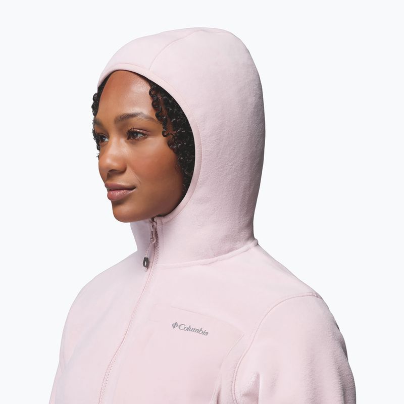 Dámská fleecová mikina Columbia Pacific Arch 200 Hooded Full Zip Fleece mineral pink 8