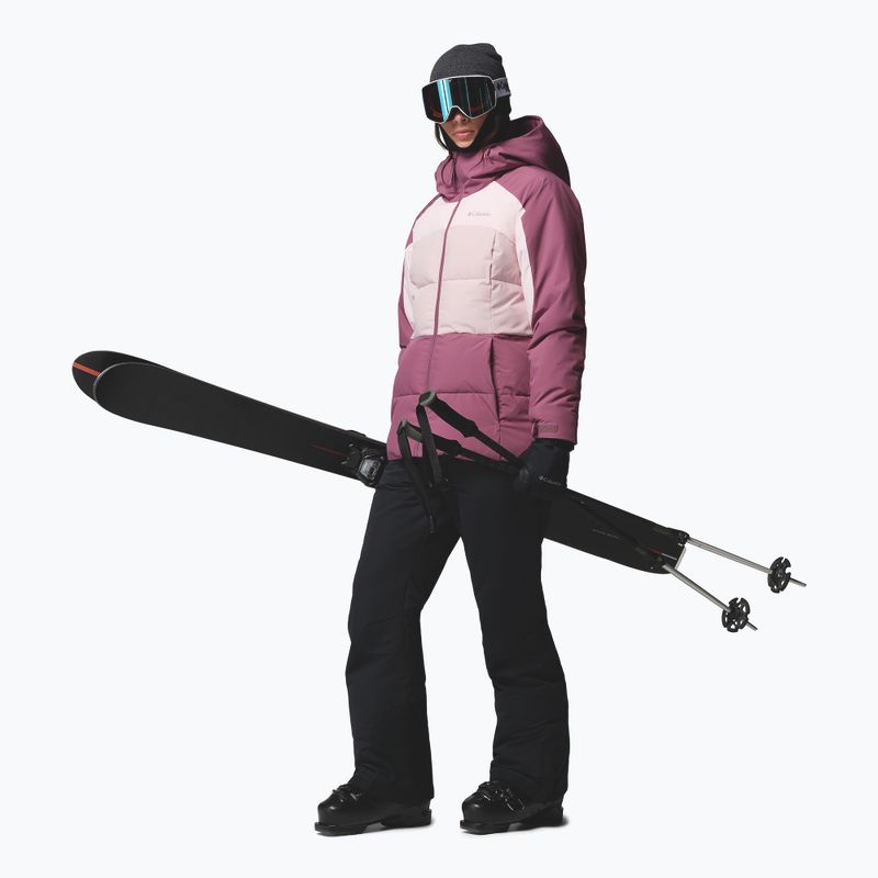 Dámská lyžařská bunda Columbia Ava Alpine Puffer antique mauve/powder pink/mineral pink 2