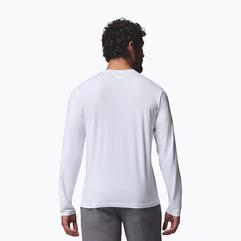 Pánské tričko Longsleeve Columbia Parsons Point LS Graphic Tee white zigzag climb 3