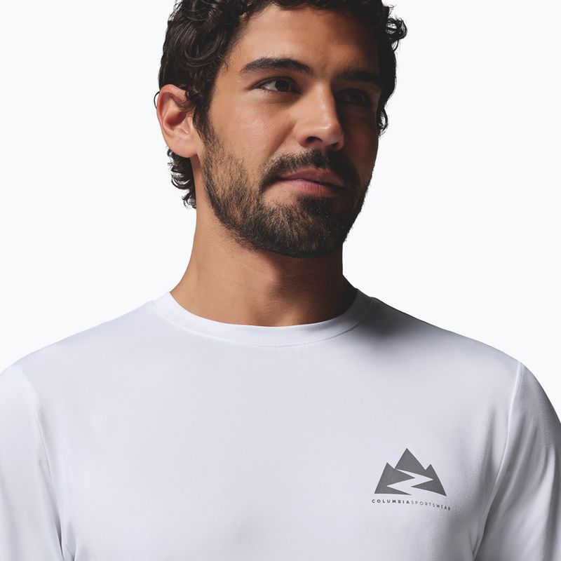 Pánské tričko Longsleeve Columbia Parsons Point LS Graphic Tee white zigzag climb 5