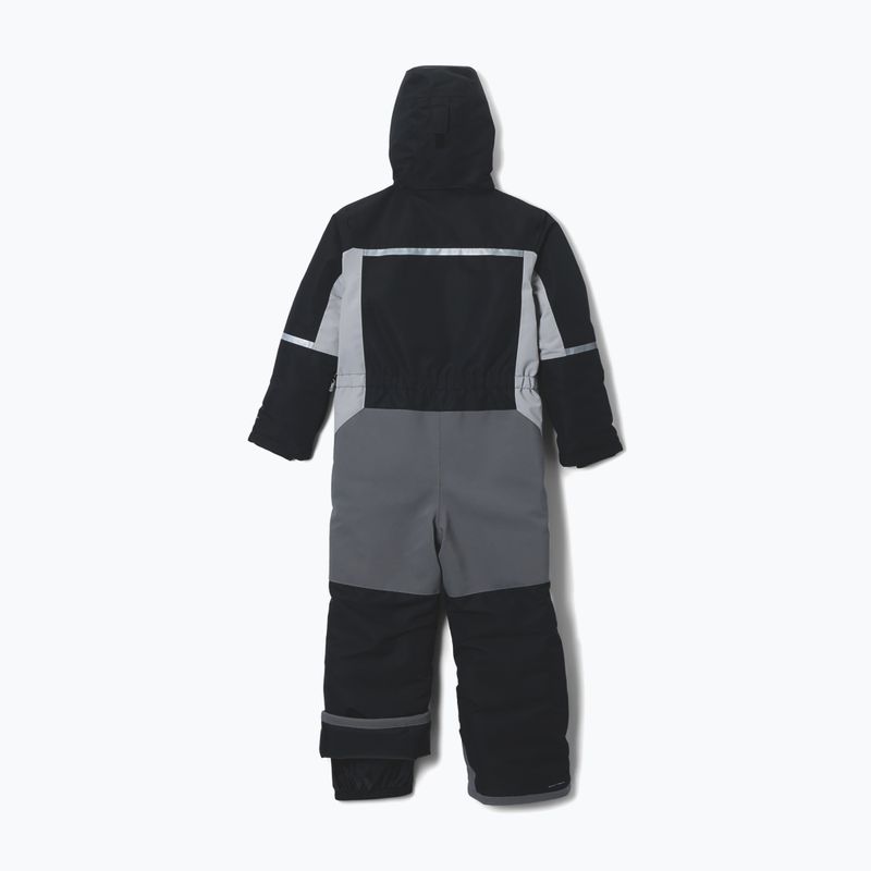 Dětská lyžařská kombinéza Columbia Buga IV SUIT black/city grey/columbia grey 2