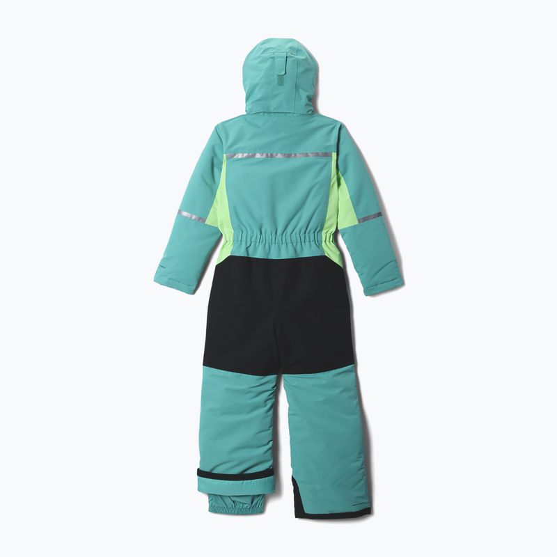 Dětská lyžařská kombinéza Columbia Buga IV SUIT teal/black 2
