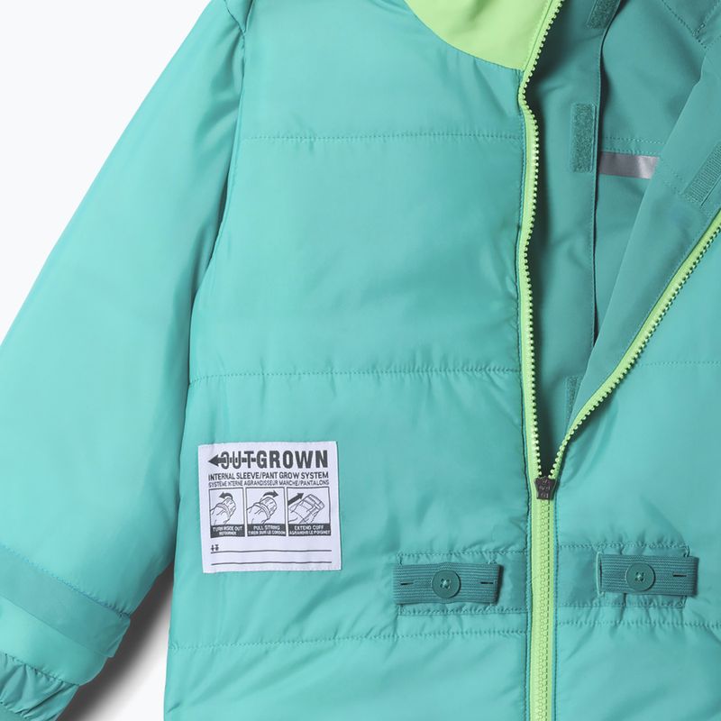 Dětská lyžařská kombinéza Columbia Buga IV SUIT teal/black 3