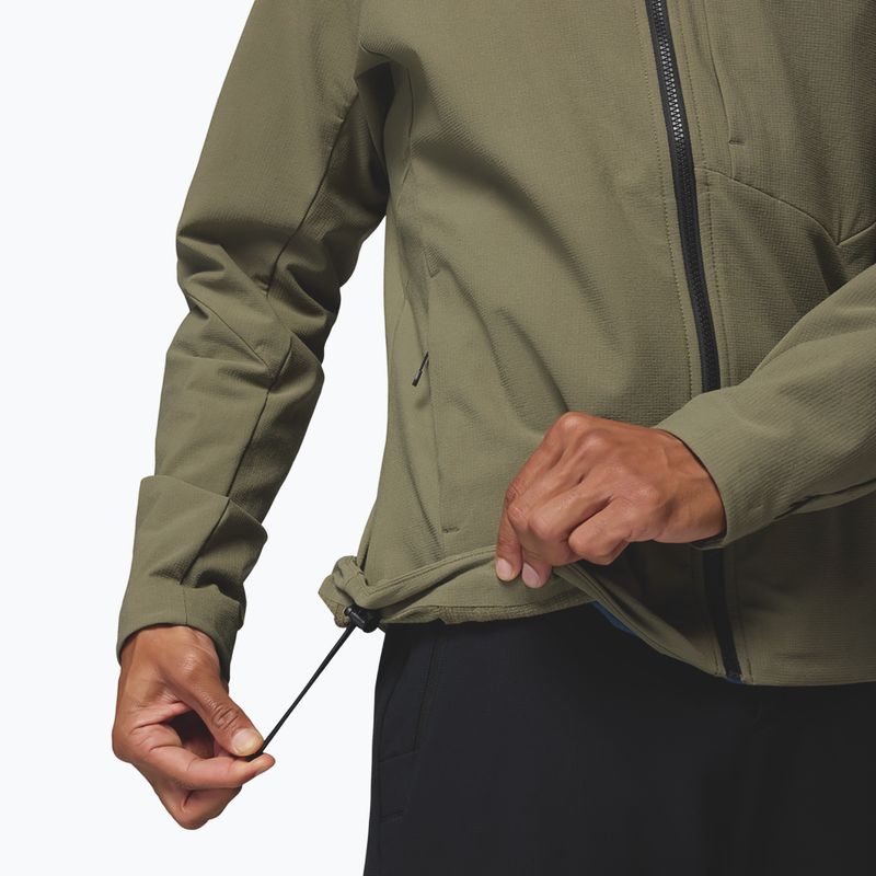 Pánská softshellová bunda Columbia Tennen Mountain Hooded Softshell stone green 11
