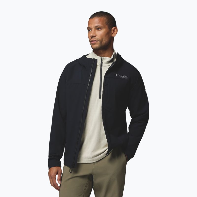 Pánská softshellová bunda Columbia Tennen Mountain Hooded Softshell black 4