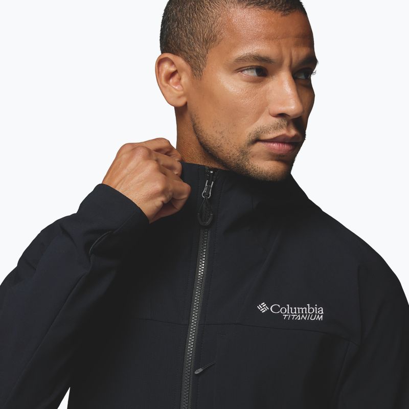 Pánská softshellová bunda Columbia Tennen Mountain Hooded Softshell black 6