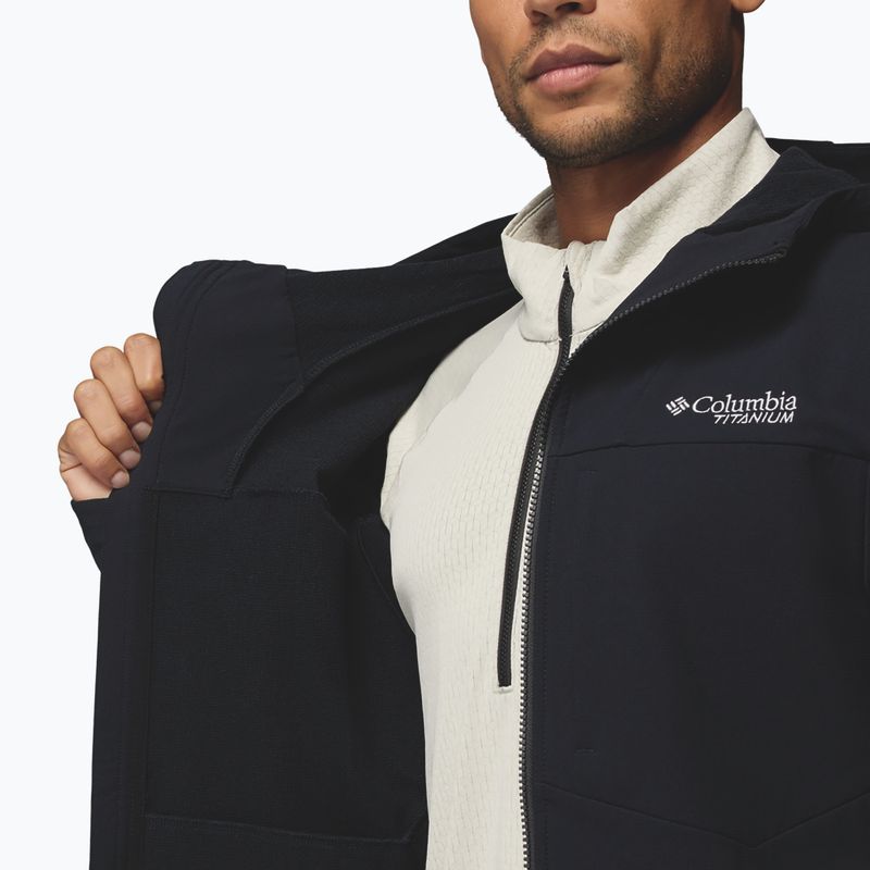 Pánská softshellová bunda Columbia Tennen Mountain Hooded Softshell black 9