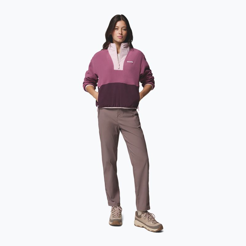 Dámská fleecová mikina Columbia Sequoia Grove II Half Zip Fleece Antique Mauve/Moonvista/Mineral Pink 2