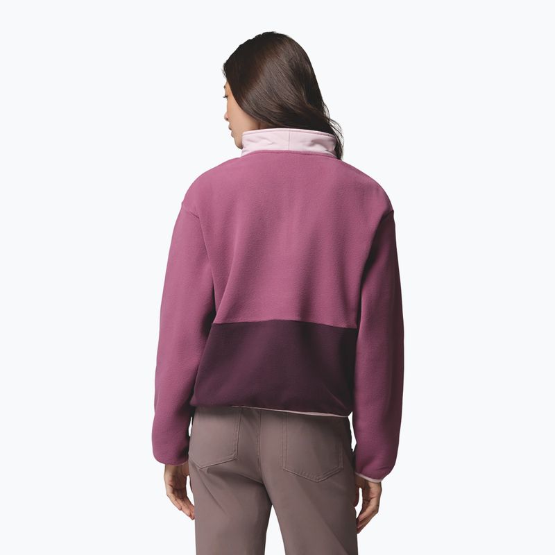 Dámská fleecová mikina Columbia Sequoia Grove II Half Zip Fleece Antique Mauve/Moonvista/Mineral Pink 3