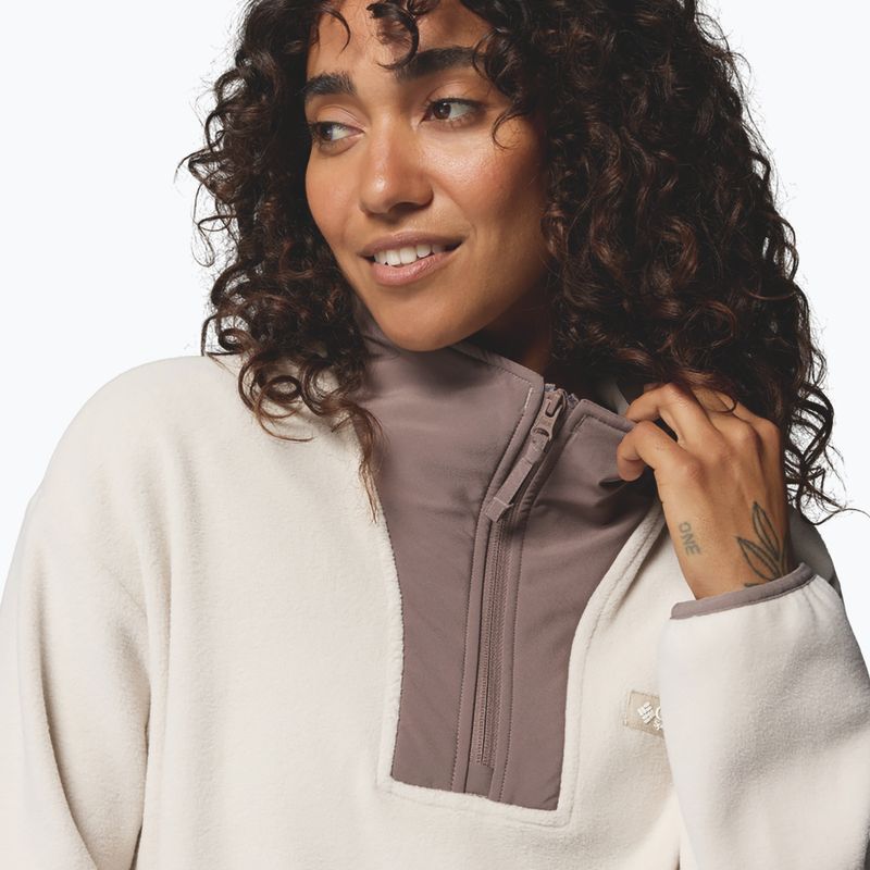 Dámská fleecová mikina Columbia Sequoia Grove II Half Zip Fleece dark stone/tobacco/iron 5