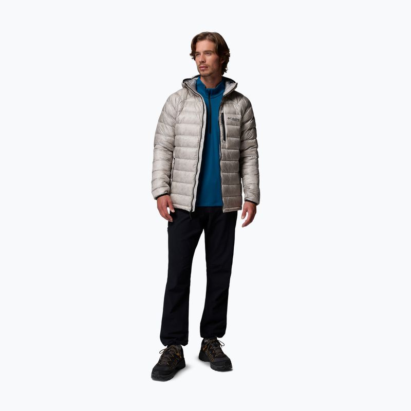 Pánská péřová bunda Columbia Arctic Crest Down Hooded flint grey 2