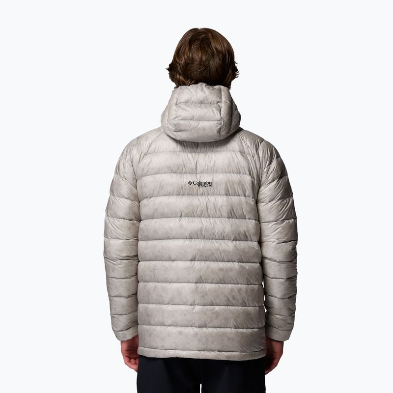Pánská péřová bunda Columbia Arctic Crest Down Hooded flint grey 3