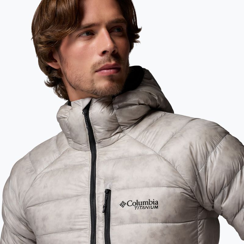Pánská péřová bunda Columbia Arctic Crest Down Hooded flint grey 6