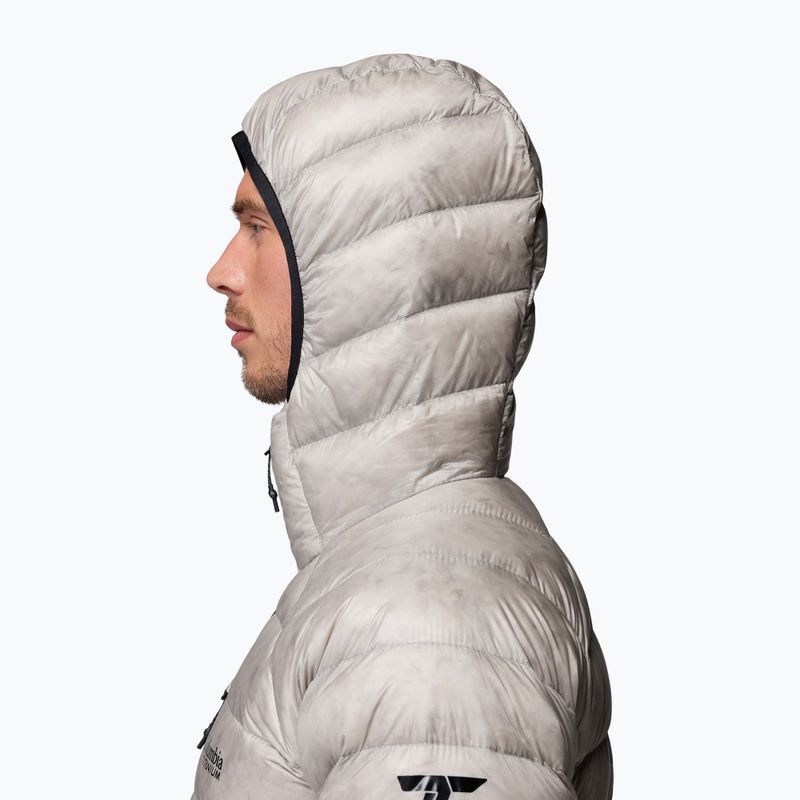Pánská péřová bunda Columbia Arctic Crest Down Hooded flint grey 7