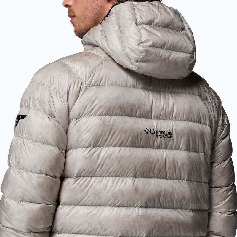 Pánská péřová bunda Columbia Arctic Crest Down Hooded flint grey 8
