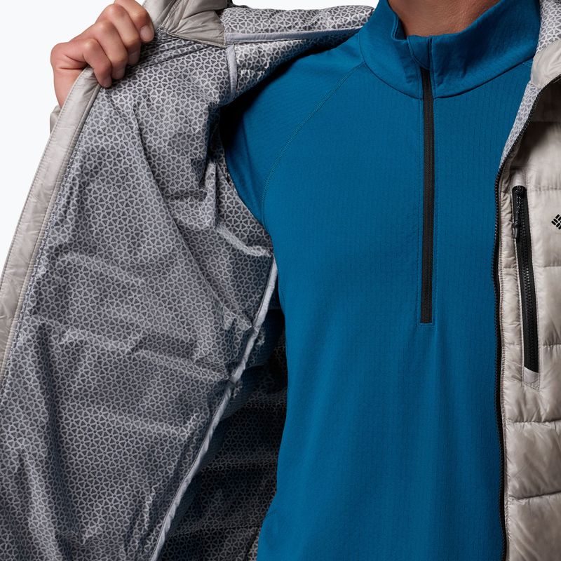 Pánská péřová bunda Columbia Arctic Crest Down Hooded flint grey 9