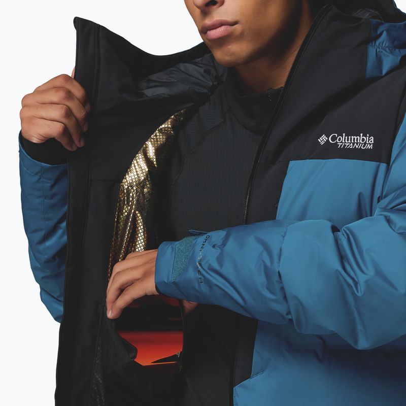 Pánská lyžařská bunda Columbia Glacier Ridge Down phoenix blue/black 9