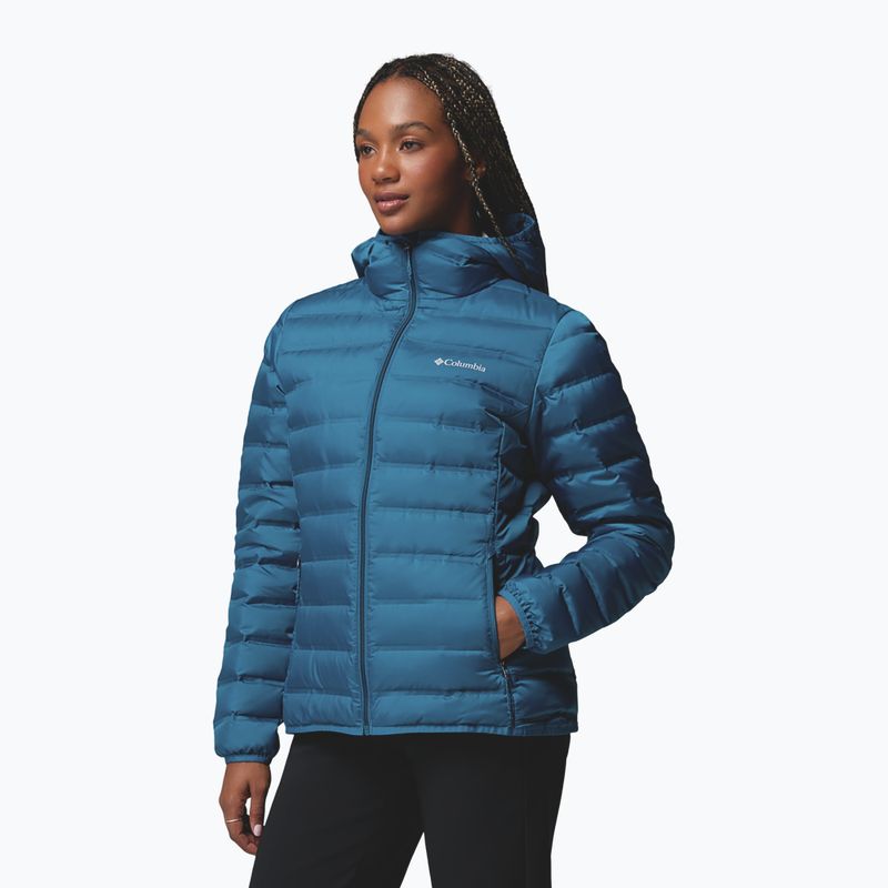 Dámská péřová bunda Columbia Lake 22 II Down Hooded phoenix blue 4