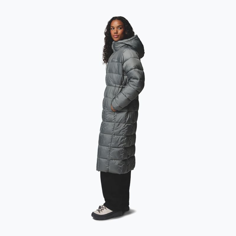 Dámská zateplená bunda Columbia Puffect III Long sedona sage 5