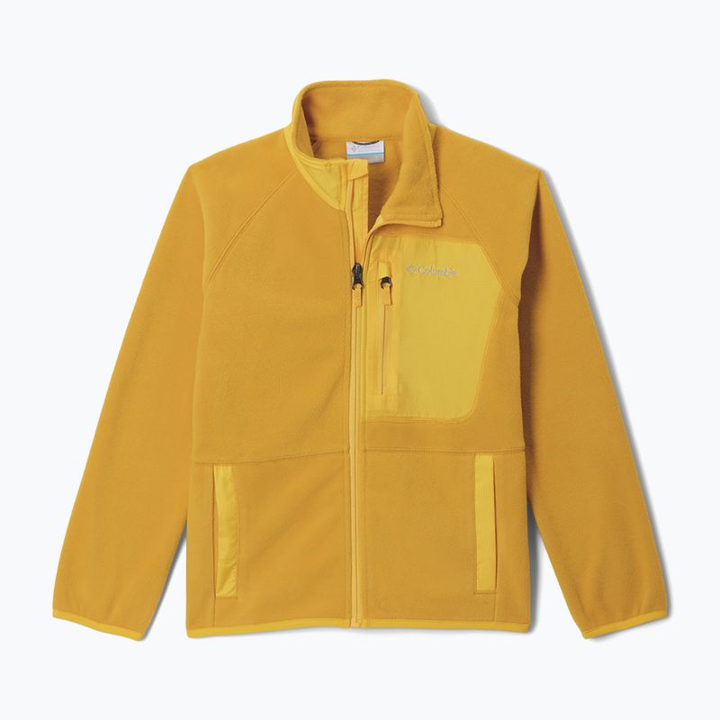 Dětská fleecová mikina Columbia Fast Trek V Full Zip squash/stinger