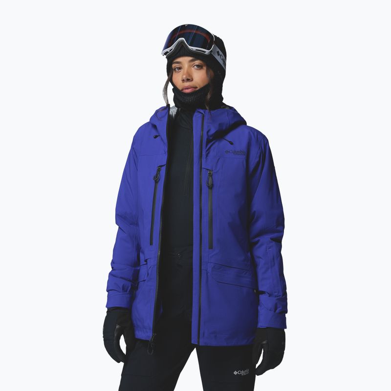 Dámská lyžařská bunda Columbia Platinum Peak Insulated purple quartz 5