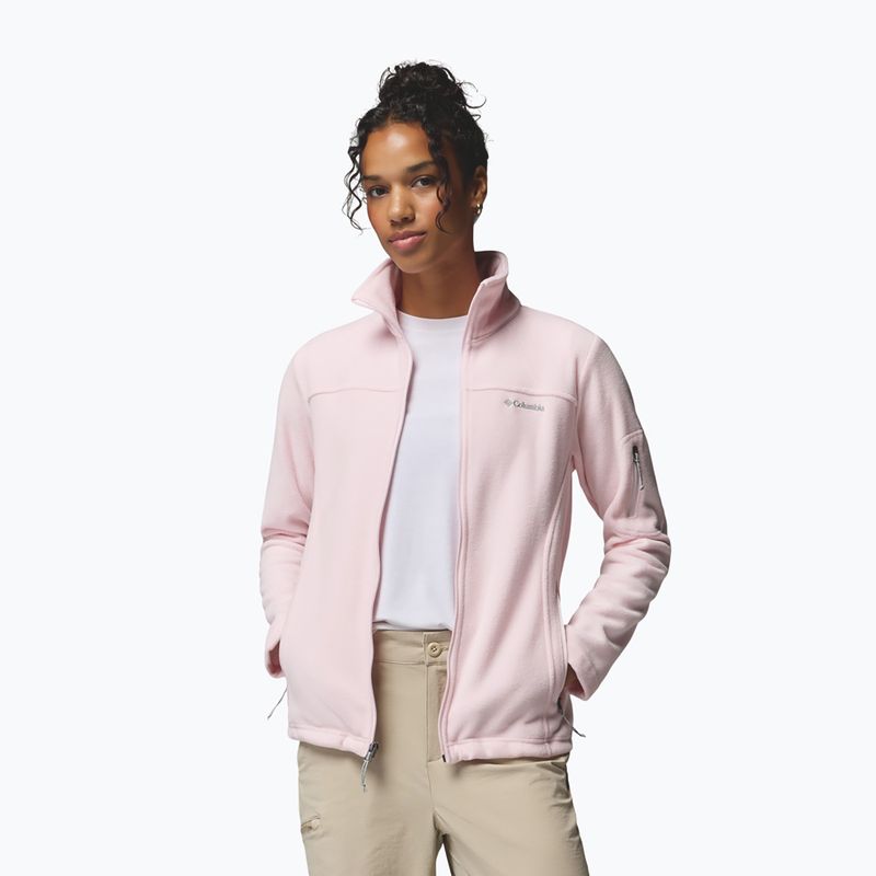 Dámská fleecová mikina Columbia Fast Trek II powder pink 5