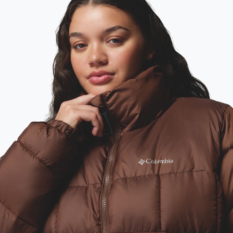 Dámská zateplená bunda Columbia Puffect III Full Zip tobacco 6